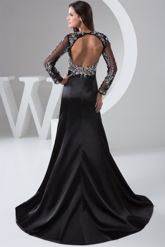 A-Line Beading Elastic Woven Satin Tulle Mother of the Bride Dresses 2040110 A-Line Beading Elastic Woven Satin Tulle Mother of the Bride Dresses 2040110