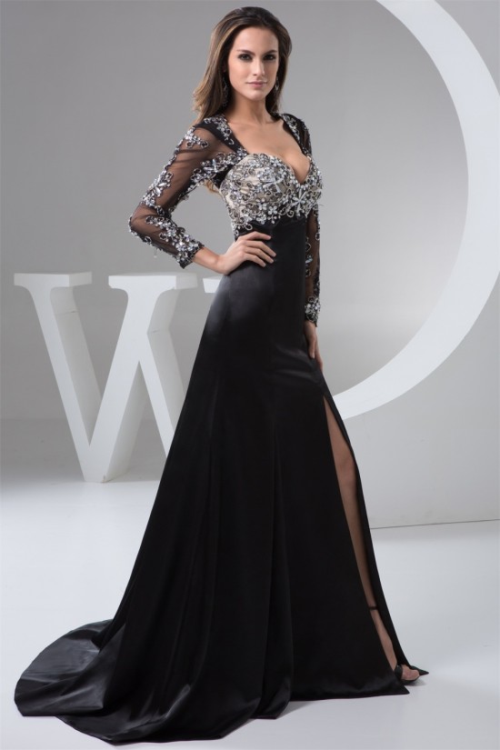 A-Line Beading Elastic Woven Satin Tulle Mother of the Bride Dresses 2040110 A-Line Beading Elastic Woven Satin Tulle Mother of the Bride Dresses 2040110