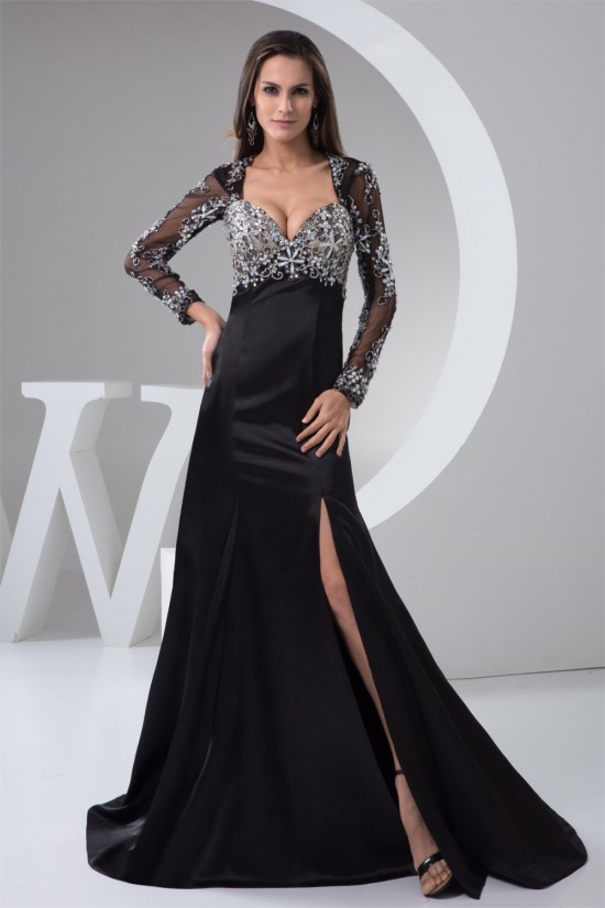 A-Line Beading Elastic Woven Satin Tulle Mother of the Bride Dresses 2040110 A-Line Beading Elastic Woven Satin Tulle Mother of the Bride Dresses 2040110