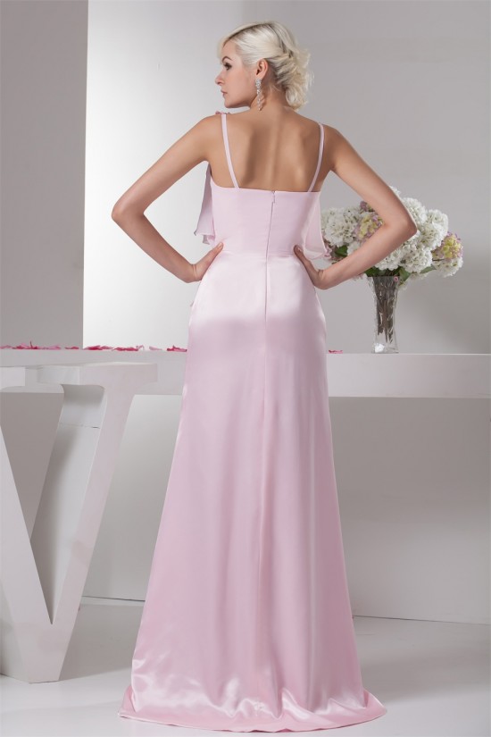 Brush Sweep Train Beading Sheath/Column Long Pink Mother of the Bride Dresses 2040115 Brush Sweep Train Beading Sheath/Column Long Pink Mother of the Bride Dresses 2040115
