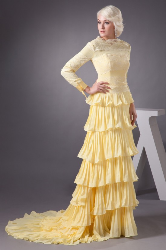 Chiffon Lace Elastic Woven Satin Bateau Mother of the Bride Dresses 2040116 Chiffon Lace Elastic Woven Satin Bateau Mother of the Bride Dresses 2040116