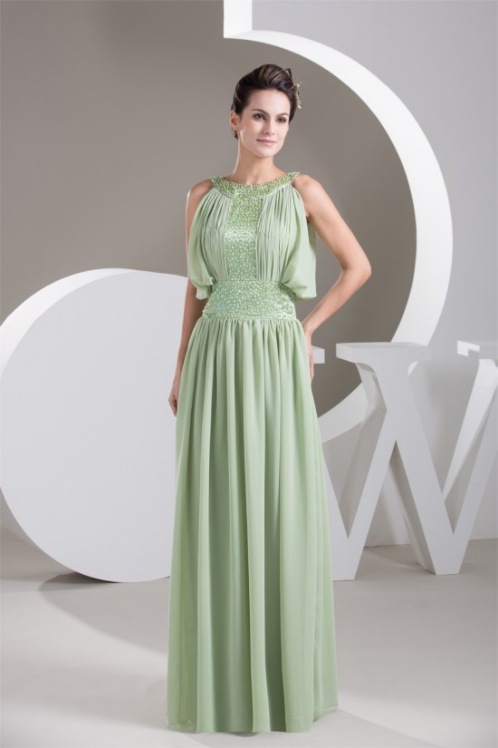 A-Line Chiffon Scoop Floor-Length Draped Mother of the Bride Dresses 2040117 A-Line Chiffon Scoop Floor-Length Draped Mother of the Bride Dresses 2040117