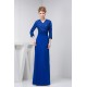 Sheath/Column Chiffon Floor-Length Beading Mother of the Bride Dresses 2040119