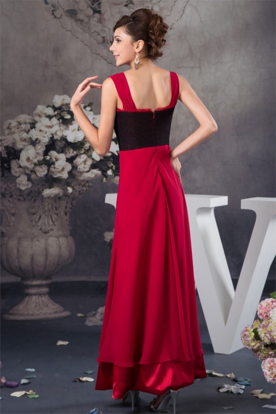 Chiffon Silk like Satin Lace Sleeveless Mother of the Bride Dresses 2040121 Chiffon Silk like Satin Lace Sleeveless Mother of the Bride Dresses 2040121