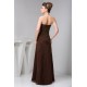 A-Line Strapless Long Chiffon Sleeveless Evening Mother of the Bride Dresses 2040122
