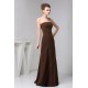 A-Line Strapless Long Chiffon Sleeveless Evening Mother of the Bride Dresses 2040122