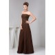 A-Line Strapless Long Chiffon Sleeveless Evening Mother of the Bride Dresses 2040122