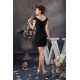 Sheath/Column Off-the-Shoulder Chiffon V-Neck Mother of the Bride Dresses 2040123