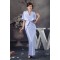 Half Elbow Length Taffeta Sheath/Column Mother of the Bride Dresses 2040129