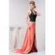A-Line Halter Beading Satin Chiffon Sleeveless Mother of the Bride Dresses 2040130