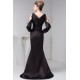 Mermaid/Trumpet Pleats Long Sleeve Mother of the Bride Dresses 2040135