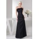 A-Line Strapless Ruffles Floor-Length Mother of the Bride Dresses with A 3/4 Sleeves Jacket 2040142