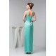 Spaghetti Straps Ruched Floor-Length Silk like Satin Mother of the Bride Dresses 2040157