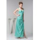 Spaghetti Straps Ruched Floor-Length Silk like Satin Mother of the Bride Dresses 2040157