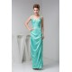 Spaghetti Straps Ruched Floor-Length Silk like Satin Mother of the Bride Dresses 2040157