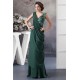 Sheath/Column V-Neck Ruffles Sleeveless Mother of the Bride Dresses 2040160