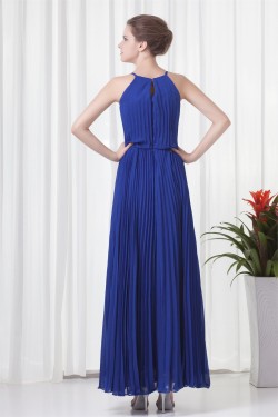 Ankle-Length A-Line Scalloped Ruffles Chiffon Mother of the Bride Dresses 2040164