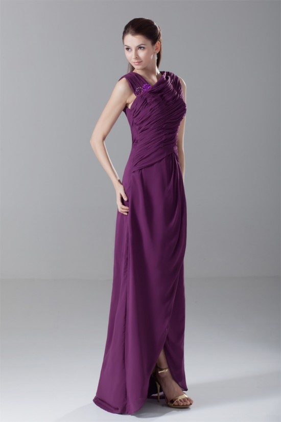 Asymmetrical Sheath/Column Long Chiffon Grape Mother of the Bride Dresses 2040166 Asymmetrical Sheath/Column Long Chiffon Grape Mother of the Bride Dresses 2040166