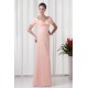 Sheath/Coulmn Short Sleeve Chiffon Ruffles Mother of the Bride Dresses 2040174