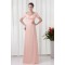 Sheath/Coulmn Short Sleeve Chiffon Ruffles Mother of the Bride Dresses 2040174