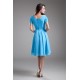 A-Line Short Sleeve Beading Cowl Chiffon Mother of the Bride Dresses 2040186