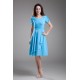 A-Line Short Sleeve Beading Cowl Chiffon Mother of the Bride Dresses 2040186