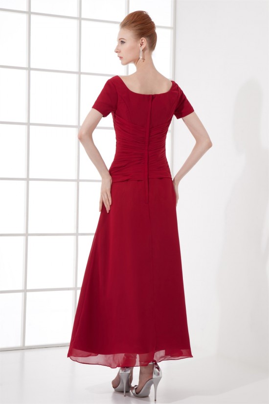A-Line Chiffon Square Beading Ankle-Length Mother of the Bride Dresses 2040199 A-Line Chiffon Square Beading Ankle-Length Mother of the Bride Dresses 2040199