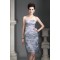 Elegant Knee-Length Silver Mother of the Bride Dresses with A Jacket 2040210