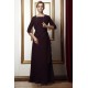 A-Line Long Chiffon Mother of the Bride Dresses with A 3/4 Sleeve Jacket 2040218
