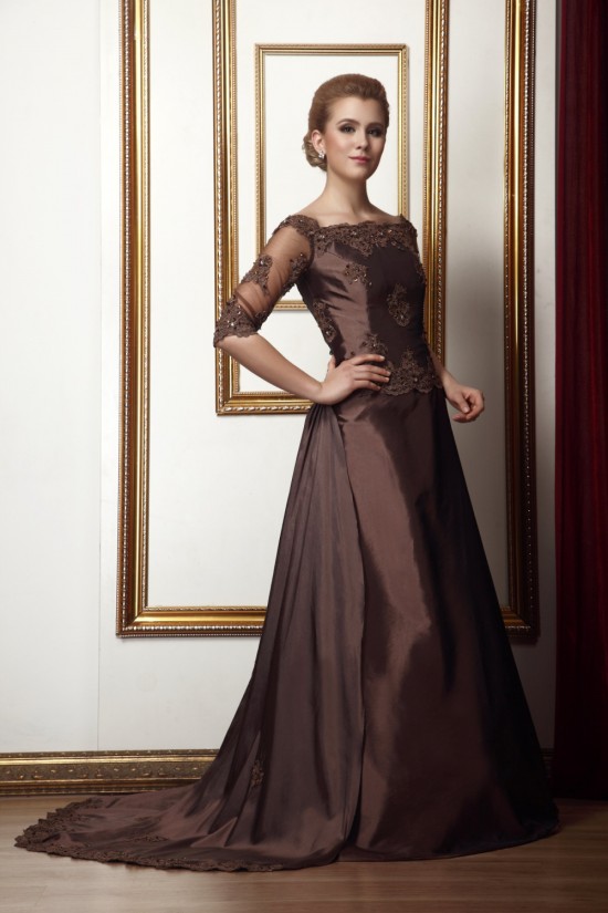 A-Line Off-the-Shoulder Applique Mother of the Bride Dresses 2040222 A-Line Off-the-Shoulder Applique Mother of the Bride Dresses 2040222