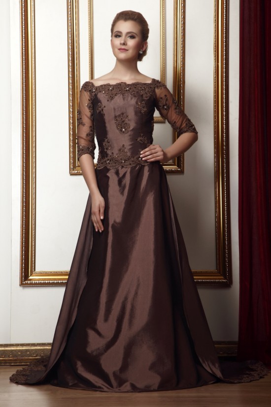 A-Line Off-the-Shoulder Applique Mother of the Bride Dresses 2040222 A-Line Off-the-Shoulder Applique Mother of the Bride Dresses 2040222