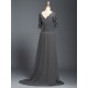 Half Sleeves Lace Chiffon Mother of The Bride Dresses 3040003