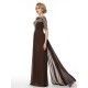 Short Sleeve Chiffon Floor Length Mother of The Bride Dresses 3040006