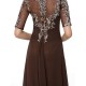 Short Sleeve Chiffon Floor Length Mother of The Bride Dresses 3040006