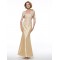 Mermaid Lace Mother of The Bride Dresses with A 3/4 Length Sleeves Jacket 3040010