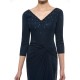 3/4 Length Sleeves V-Neck Chiffon Mother of The Bride Dresses 3040011 3/4 Length Sleeves V-Neck Chiffon Mother of The Bride Dresses 3040011