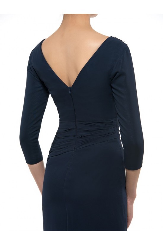 3/4 Length Sleeves V-Neck Chiffon Mother of The Bride Dresses 3040011 3/4 Length Sleeves V-Neck Chiffon Mother of The Bride Dresses 3040011
