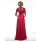 Half Sleeves Lace Chiffon Long Mother of The Bride Dresses 3040019 Half Sleeves Lace Chiffon Long Mother of The Bride Dresses 3040019
