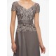 A-Line Short Sleeves Lace Chiffon V-Neck Mother of The Bride Dresses 3040021 A-Line Short Sleeves Lace Chiffon V-Neck Mother of The Bride Dresses 3040021