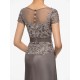A-Line Short Sleeves Lace Chiffon V-Neck Mother of The Bride Dresses 3040021 A-Line Short Sleeves Lace Chiffon V-Neck Mother of The Bride Dresses 3040021