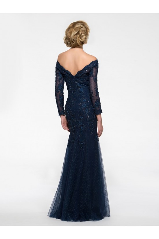 Long Sleeves Mermaid Off-the-Shoulder Lace Mother of The Bride Dresses 3040022 Long Sleeves Mermaid Off-the-Shoulder Lace Mother of The Bride Dresses 3040022