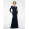 Long Sleeves Mermaid Off-the-Shoulder Lace Mother of The Bride Dresses 3040022