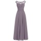 Sleeveless Illusion Neckline Lace Chiffon Long Mother of The Bride Dresses 3040027 Sleeveless Illusion Neckline Lace Chiffon Long Mother of The Bride Dresses 3040027