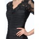 Long Black 3/4 Length Sleeves Lace Long Mother of The Bride Dresses 3040030 Long Black 3/4 Length Sleeves Lace Long Mother of The Bride Dresses 3040030