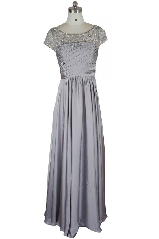 Elegant Beaded Long Mother of The Bride and Groom Dresses 602021 Elegant Beaded Long Mother of The Bride and Groom Dresses 602021