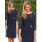 Elegant Lace Chiffon Mother of The Bride and Groom Dresses 602024