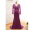 Mermaid Long Sleeves V-Neck Lace Mother of The Bride and Groom Dresses 602037