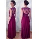 A-Line Beaded Lace Appliques Long Mother of The Bride Dresses 602058