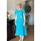 A-Line Tea-Length Chiffon Mother of The Bride Dresses 602065