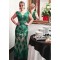 Lace Appliques V-Neck Mother of The Bride Dresses 602085